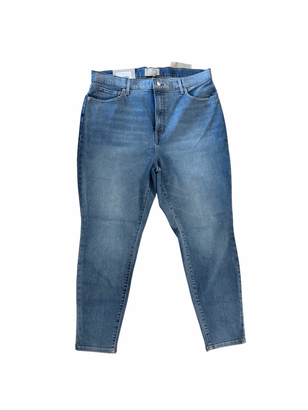 Everlane Women’s The Way-High Skinny Jeans Classic Medium Wash Denim Sz 35 NWT